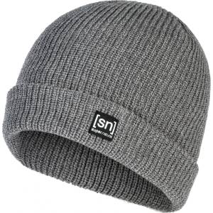 super. natural Зимна шапка (beanie) Super. natural Merino Basic Beanie - Cashmere Grey Melange - размер One Size (204-7579-1711)