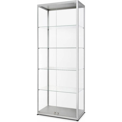 Jansen Display Skleněná uzamykatelná vitrína 80 x 40 x 200 cm – Zboží Mobilmania