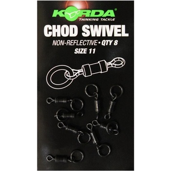 Korda Obratlík Chod Swivel veľ.11 8 ks