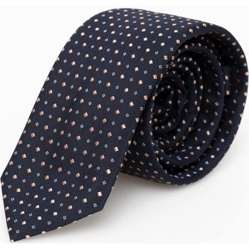 Hugo hodvábna kravata tmavomodrá