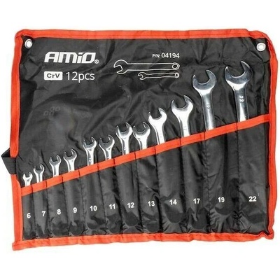 AMiO sada očkoplochých klíčů 6-22 mm 12 ks 04194