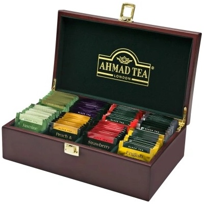Ahmad drevená kazeta Tea Keeper 8 x 10 x 2 g