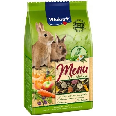 Vitakraft Premium Menu Vital за зайци джуджета 1 кг