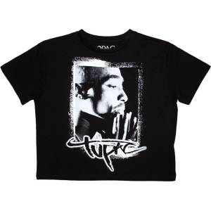 2Pac Spray Photo Black L Дамски Риза (2PACCT68LB03)