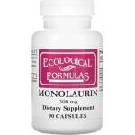 Ecological Formulas Monolaurine/ Монолаурин, 90 капсули Ecological Formulas (03487 (MONOL) EF)