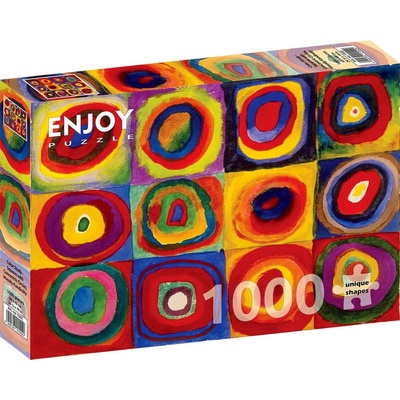 Enjoy Kandinsky Color Study Squares with Concentric Circles 1000 dielov