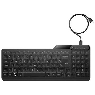 HP 400 Backlit Wired Keyboard 7N7C0AA#ABB