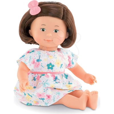 Corolle kvetinková Églantine Florolle Ma Premiere Poupee so zelenými očami 32 cm hnedovláska