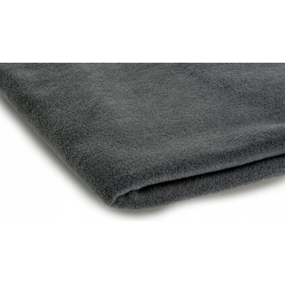Polar fleece látka 200 g/m², šířka 150 cm, tmavě šedý, metráž