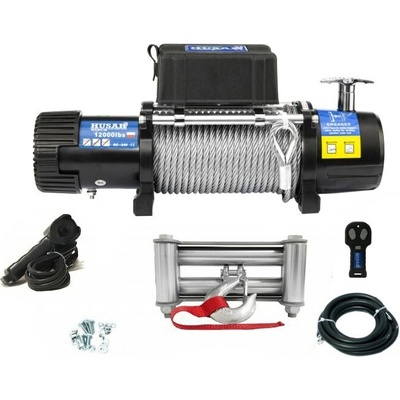 HUSARWINCH Naviják Husar Winch BST 12000, 12V, Ocelové lano
