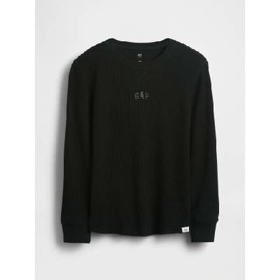 Детска тениска с вафлена шарка GAP GAP | Cheren | Момчешки | S