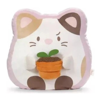 NICI Nici: плюшено коте Angy със саксийно растение - 35 x 33 x 12 cm