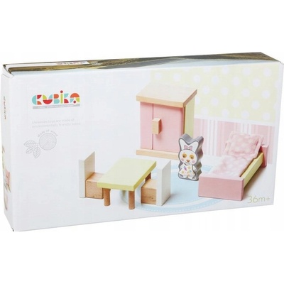 Cubika 12640 Izba drevený nábytok pre bábiky