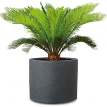 Scheurich Květináč Riva Granit černá 40 cm