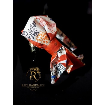 Radi handmade Сатенена диадема панделка с пеперуди (858)