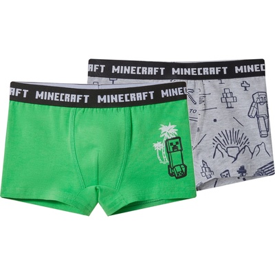 Chlapecké boxerky 2 kusy zelená/šedá – Zbozi.Blesk.cz