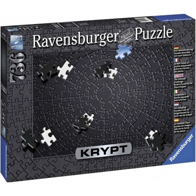 Ravensburger KRYPT barva černá 736 dílků