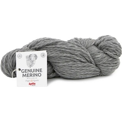 GENUINE MERINO Katia Farby GENUINE MERINO: 102 šedá