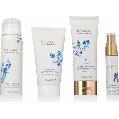 Rituals Amsterdam Collection parfémovaný sprej na tělo a vlasy 20 ml + tekuté mýdlo na ruce 110 ml + sprchová pěna 50 ml + tělový krém 70 ml