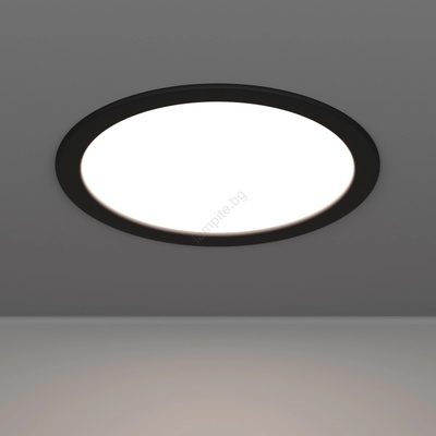 EGLO 901389 - LED вградено осветително тяло FUEVA LED/18, 5W/230V Ø 21, 6 cm черно (EG901389)