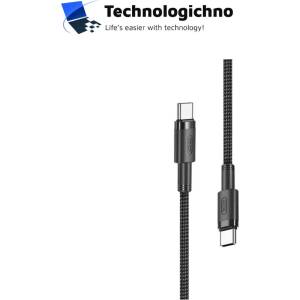 XO Кабел XO Type-C - Type-C 100W NB-Q199 1.5m Black (3800165089592)