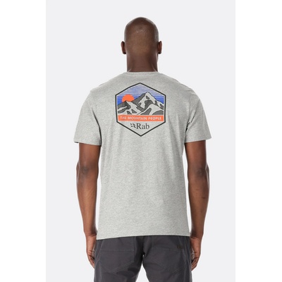 RAB Stance Mountain Peak Tee Grey marl