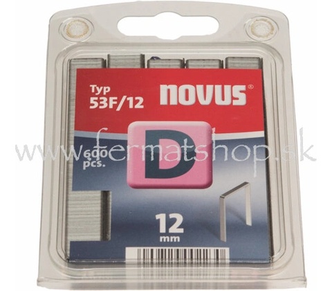 Novus sponky D typ
