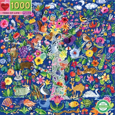 EEBOO Čtvercové Strom života 1000 dielov