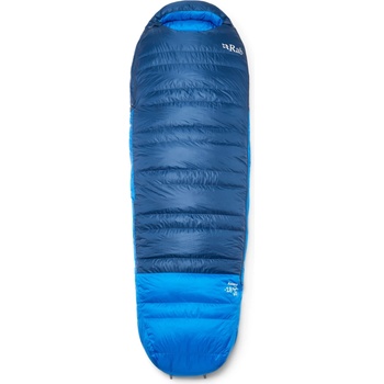 Rab Пухен спален чувал Rab Ascent -18C / 0F Down sleeping bag - Tempest Blue / Maya Blue - размер Regular (513-1925-0112)