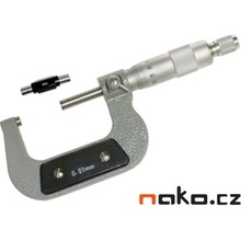 Kinex 7006 Mikrometr třmenový 50-75mm/0,01mm ČSN 25 1420 DIN 863