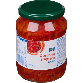 Aro paprika červená řezy 640g