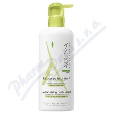 A-Derma Original Care hydratačné telové mlieko Softens and Moisturises 24h, with Pump 400 ml