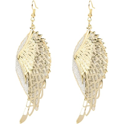 HARAHU Обеците EL-36525 Wings - Златна KP36525 (EL-36525)