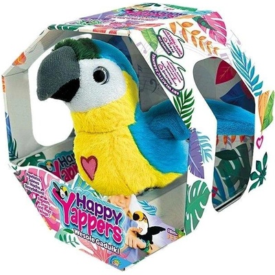 Cobi Interaktivní maskot Happy Yappers - modrý papoušek