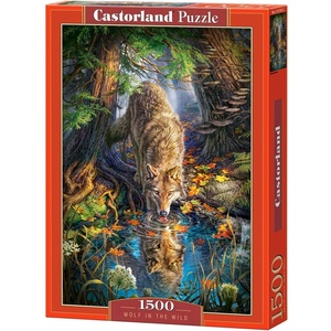 Castorland Пъзел Castorland от 1500 части - Вълк в дивото (C-151707-2)