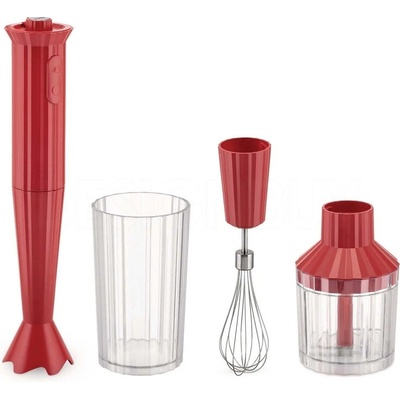 ALESSI Plissé set červený