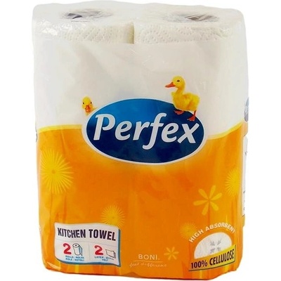 Perfex Kuchyňské utěrky 2 vrstvy 45 útržků 10,8 m (á2ks) 0263 – Sleviste.cz