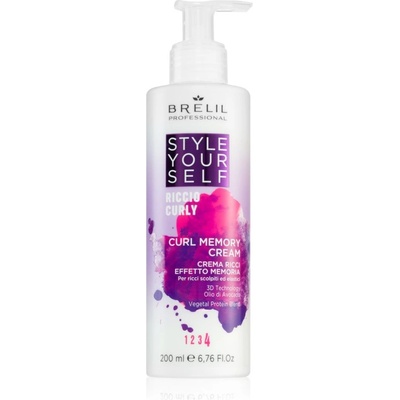 Brelil Professional Style YourSelf Curl Memory Cream дефиниращ крем за чуплива и къдрава коса 200ml