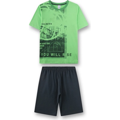 Sanetta Детско ежедневно термо бельо Sanetta Kid's Pyjama 1/2 246166 Everyday base layer - May Green - размер 128 (EU) (714-1833-0111)