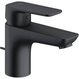 Kludi Pure&Style едноръкохватков смесител за умивалник, матово черен, с вентил (403823975)