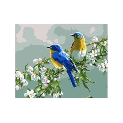 Smart Flamingo Creative set Flamingo Line Painting by numbers 40x50cm Birds (FLG019-01)
