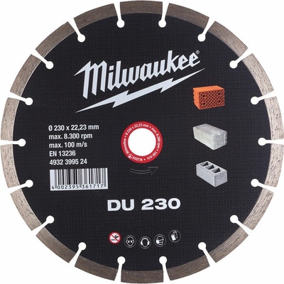 Milwaukee Diamantový rezný kotúč du 230 × 22,2 mm 4932399524