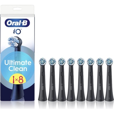 Oral-B iO Ultimate Clean резервни глави за четка за зъби Black 8 бр