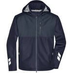 Daiber JN 1815 / Работно яке с твърда подплата - тъмносиньо/карбон 4XL (021815q8014)