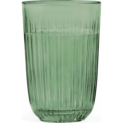 KÄHLER Sklenice na vodu Hammershøi Green zelená barva sklo 4 x 370 ml