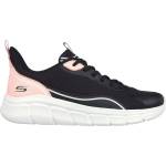 Skechers Дамски маратонки Skechers Womens Bobsbflex Slip On Trainers - Black/Pink