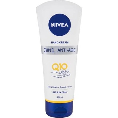 Nivea Q10 Anti-Age 3in1 подмладяващ крем за ръце 100 ml за жени