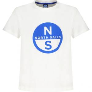 North sails Детска тениска с къс ръкав north sails, Цвят Бяло (795046000_bi0101)