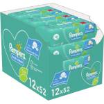 Pampers Fresh Clean мокри кърпи 12 x 52 броя - topcho-online