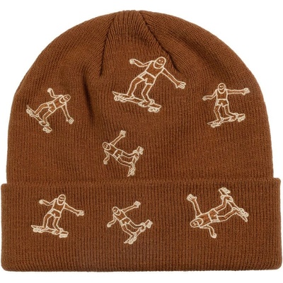 Thrasher GONZ PATTERN beanie Brown